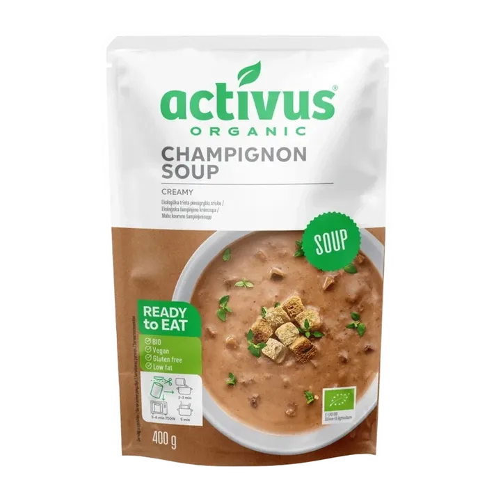 Activus Polévka Žampionová krémová 400g Bio